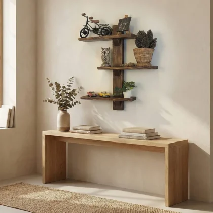 Wooden Wall Shelf